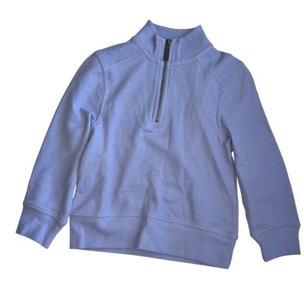 Tommy Bahama Kids Quarter Zip Pullover Sweatshirt XS(4) Blue Lavender Casual